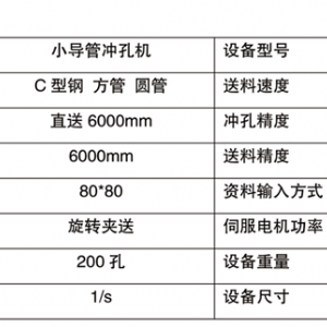 小導管沖孔機